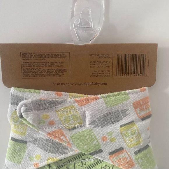 Chick Pea 2 Pack Bandana Bib Set NWT Kitchen Veggies Unisex Baby Cotton. - Picture 5 of 6